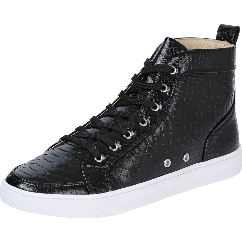 Botines Sinteticos Casuales de Pu para Hombre 'El General' BLACK-41279